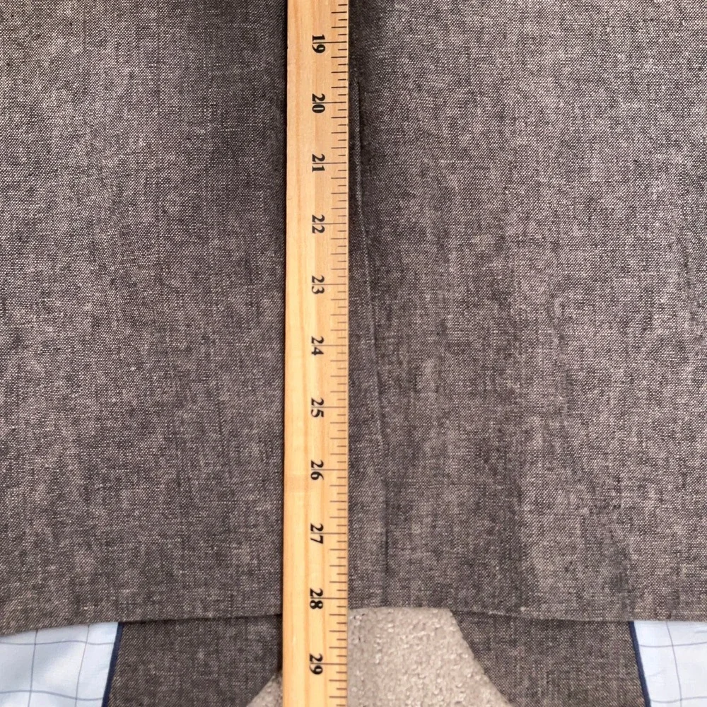 Stafford Blazer Mens 42S Gray 2 Button‎ Classic Lightweight Linen Summer Jacket